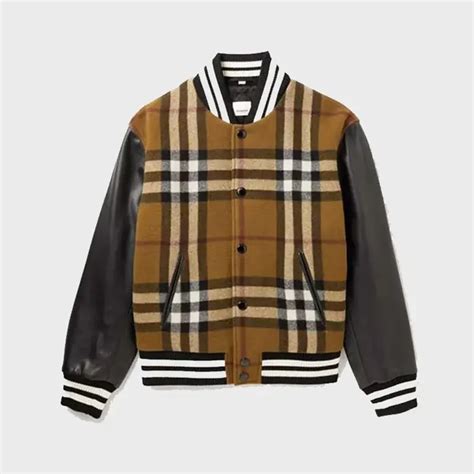 burberry varsity jacket|burberry military jacket.